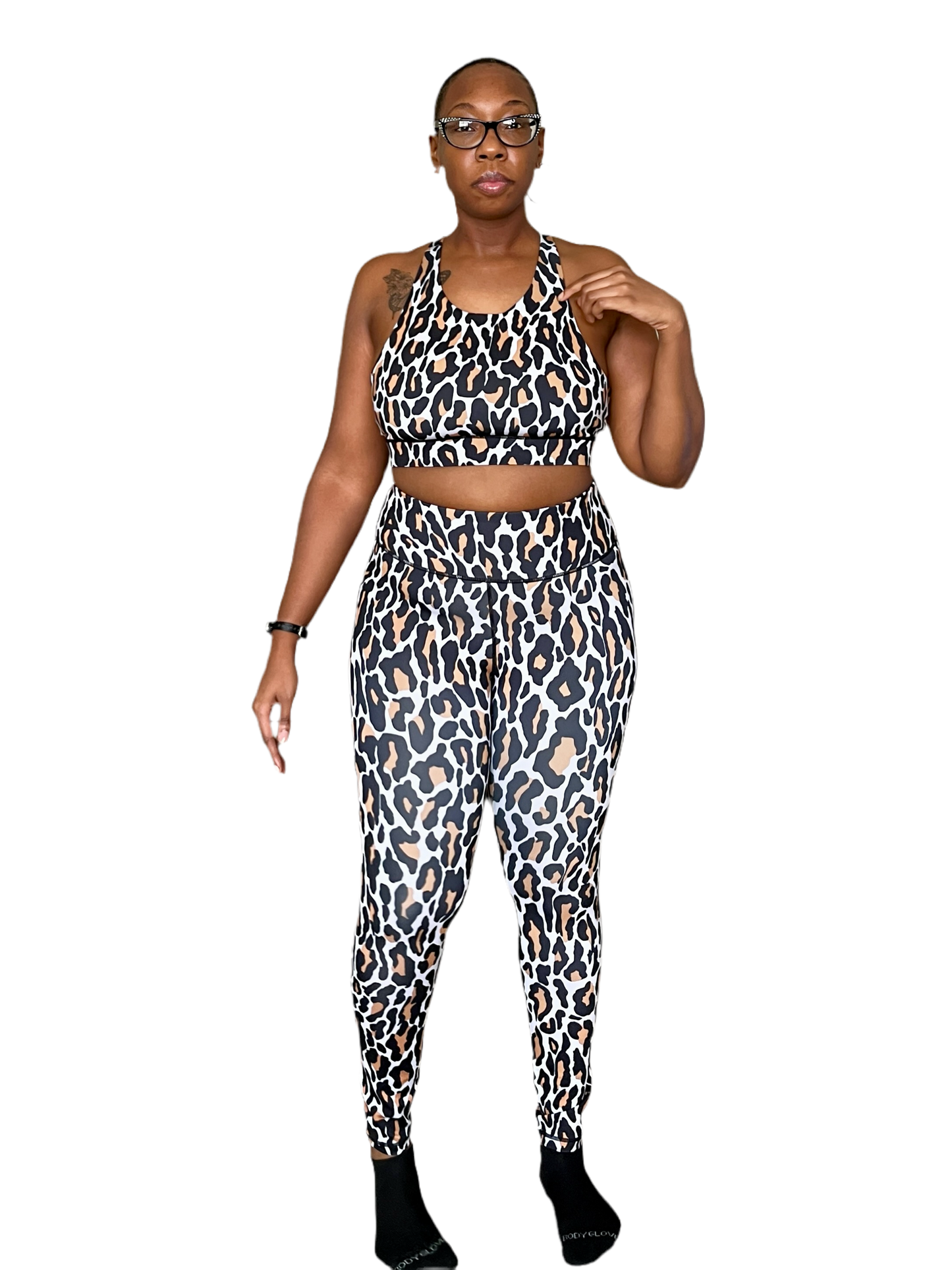 "I Am Fearless" Leopard Print Set