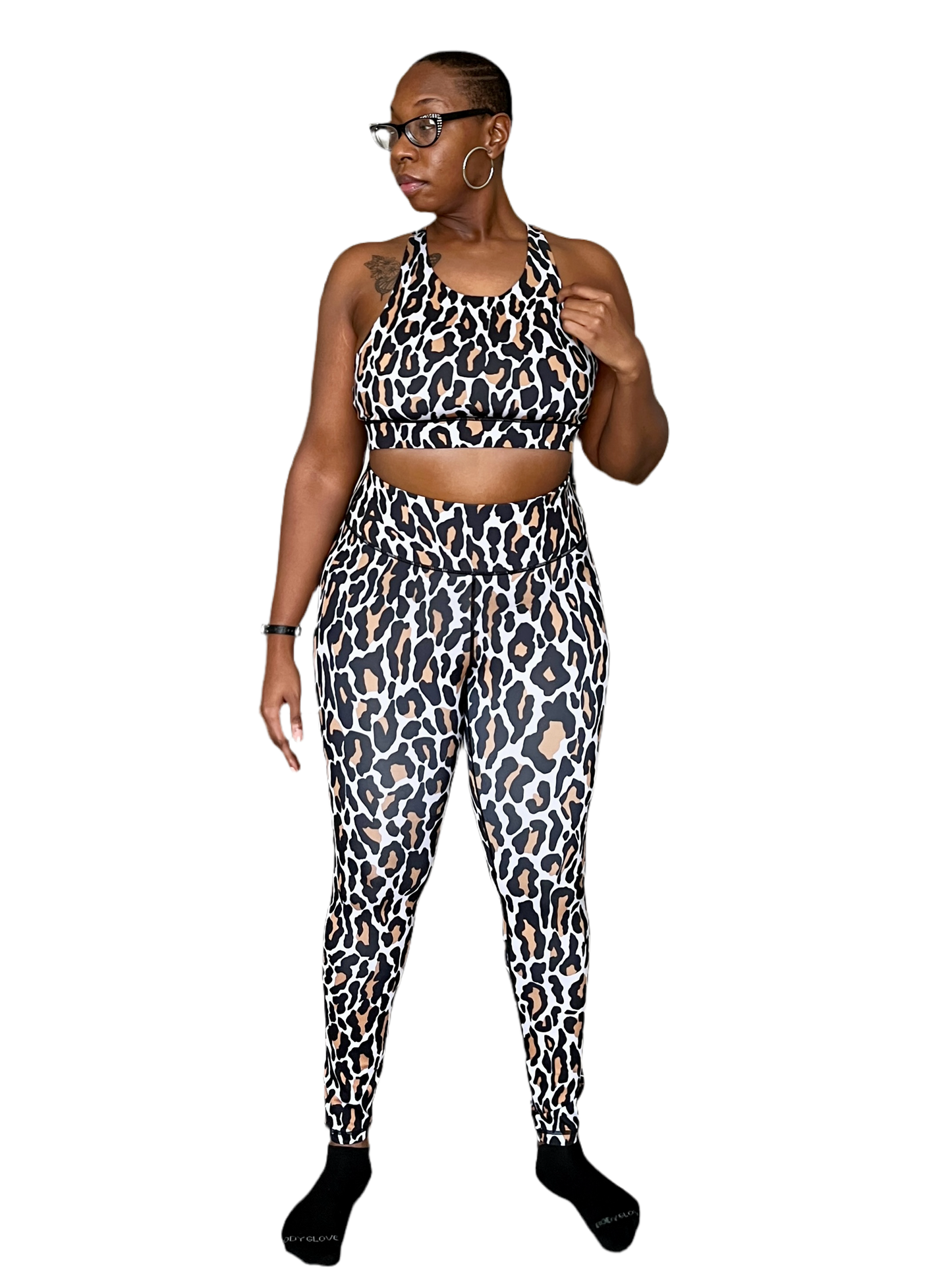 "I Am Fearless" Leopard Print Set